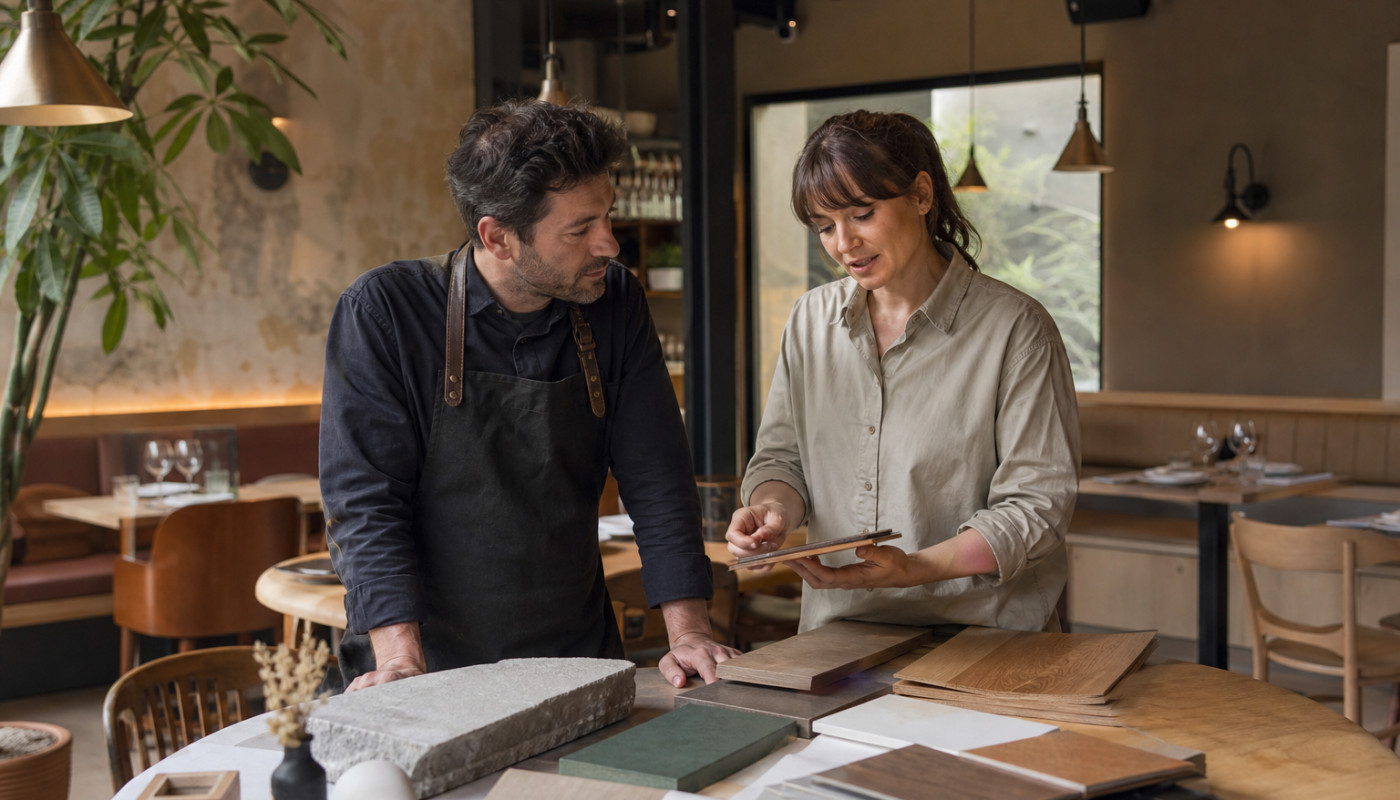 Artisans et restaurateurs, un duo créatif qui réinvente l’ambiance de salle