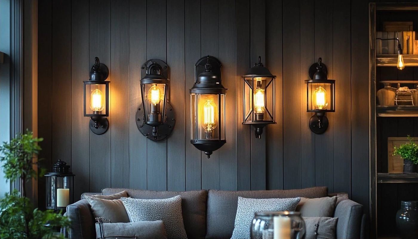 Créer une atmosphère avec des appliques murales dans divers styles d'intérieur